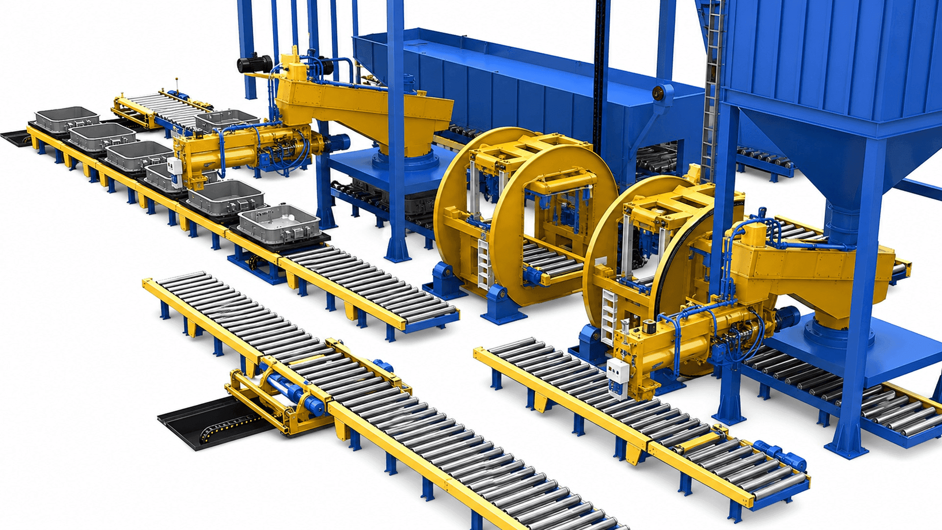 No-Bake Sand Molding and Reclamation System